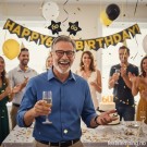 STJERNE HÅRBØYLE - GAVE 60 ÅR (illustrasjonsbilde) thumbnail