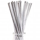 SØLVFARGEDE SUGERØR - METALLISK thumbnail