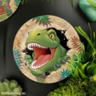 DINOSAUR TALLERKENER (illustrasjonsbilde) thumbnail