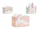 ENHJØRNING REGNBUE PRINSESSESLOTT GODTEBOKSER thumbnail
