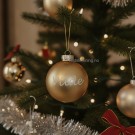 GULLFARGET JULEKULE MED EGET NAVN (GULL MATT) thumbnail