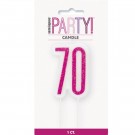 KAKELYS TIL 70-ÅRSDAG - pink glitz thumbnail