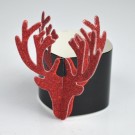 RØDE REINSDYR SERVIETTRINGER TIL JUL thumbnail