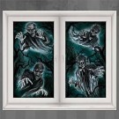 HAUNTED HOUSE VINDUSDEKOR TIL HALLOWEEN thumbnail