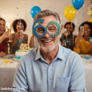 PARTY BRILLER - GAVE MANN 60 ÅR (illustrasjonsbilde) thumbnail