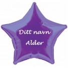 LILLA FOLIEBALLONG MED PERSONLIG TEKST thumbnail