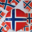 FOLIEBALLONG MED NORSK FLAGG thumbnail
