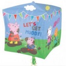 PEPPA GRIS KUBE BALLONG thumbnail