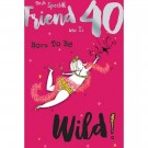 HUMOR BURSDAGSKORT 40 ÅR - BORN TO BE WILD thumbnail