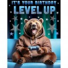 GAMING BURSDAGSKORT - LEVEL UP thumbnail