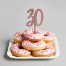 ROSÉGULLFARGET KAKEPYNT 30 thumbnail