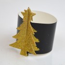 GULLFARGET JULETRE SERVIETTHOLDER TIL JUL thumbnail