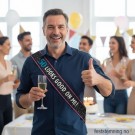 BURSDAG SASH - GAVE 50 ÅR (illustrasjonsbilde) thumbnail