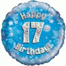 BLÅ FOLIEBALLONG 17 ÅR thumbnail