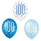 BLUE GLITZ BALLONGER 100 ÅR thumbnail