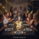 SERVIETTER OG PYNT TIL 18-ÅRSDAG (illustrasjonsbilde) thumbnail