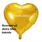 EKSTRA TEKST TIL HJERTEBALLONG thumbnail