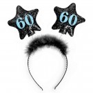 STJERNE HÅRBØYLE 60 ÅR - turkis tekst thumbnail