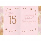 BURSDAGSKORT 15 ÅR - 