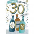 BURSDAGSKORT 30 ÅR - CHEERS AND BEERS thumbnail