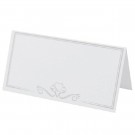 HVITE BORDKORT MED SØLVRAMME (50-pk) thumbnail