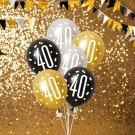 BALLONGER 40 ÅR (illustrasjonsbilde) thumbnail