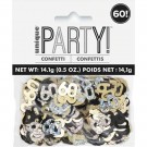 KONFETTI 60 ÅR (black & gold glitz) thumbnail