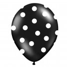 POLKA BALLONGER - SVART / HVIT (6-pk) thumbnail