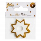 GULL STJERNE GLASSMARKØRER (12-pk) thumbnail