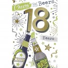 BURSDAGSKORT 18 ÅR - CHEERS AND BEERS TO 18 YEARS thumbnail