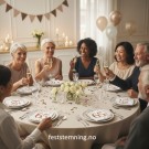 PYNT OG SERVIETTER TIL 65 ÅRSDAG (illustrasjonsbilde) thumbnail