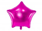 ROSA STJERNEFORMET FOLIEBALLONG thumbnail