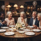 SERVIETTER OG PYNT TIL 65-ÅRSDAG (illustrasjonsbilde) thumbnail