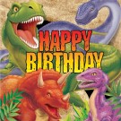 DINOSAUR BURSDAGSSERVIETTER thumbnail