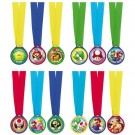 SUPER MARIO BROTHERS MEDALJER (12-pk) thumbnail