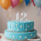 KAKELYS TIL 12-ÅRSDAG (illustrasjonsbilde) thumbnail