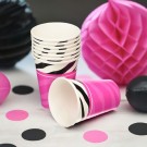 SEBRAMØNSTREDE PAPPKOPPER (illustrasjonsbilde) thumbnail