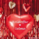 FOLIEBALLONG MED TO NAVN thumbnail