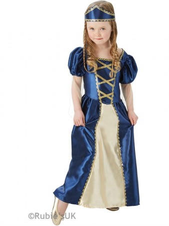 RENESSANSE PRINSESSE KOSTYME (7-8 år)