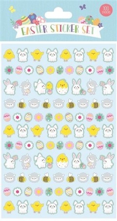 PÅSKE SKUMKLISTREMERKER (100-pk)