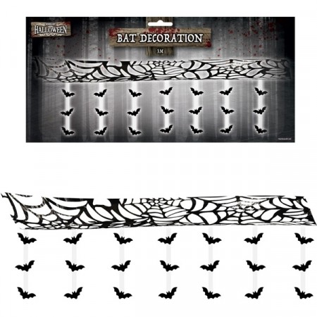 SPINDELVEV MED HENGENDE FLAGGERMUS