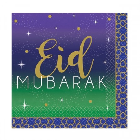 EID MURABAK LUNSJ SERVIETTER