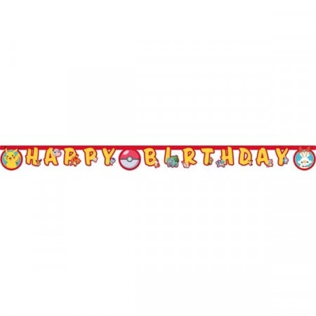 POKEMON HAPPY BIRTHDAY BANNER