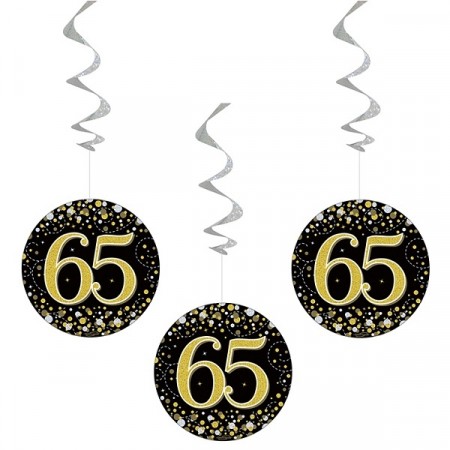 GULLGLITRENDE VIRVEL HENGEPYNT 65