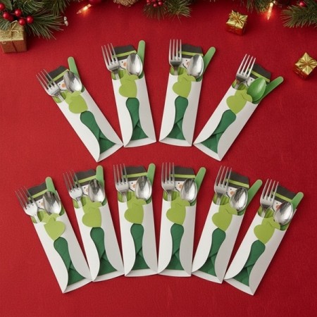 SNØMANN BESTIKKOMSLAG (8-pk)