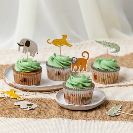 SAFARI CUPCAKE PYNT (12-pk)