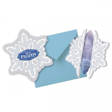 DISNEY FROST ICE INVITASJONER (6-pk)