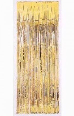 GULLFARGET DØRGARDIN