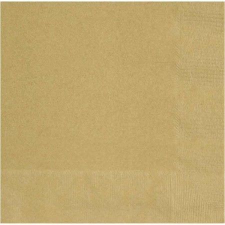 GULLFARGEDE SERVIETTER (velg antall)