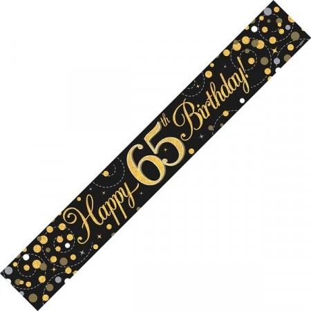 GULLGLITRENDE FOLIEBANNER 65